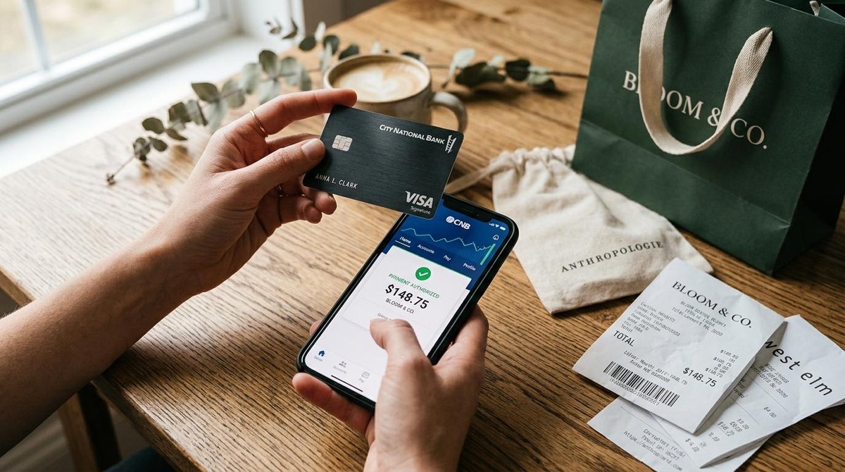Cómo usar TarjetaMi en el Buen Fin para maximizar descuentos en tus compras 2 Persona que aprovecha los beneficios de su tarjeta de crédito en sus compras.