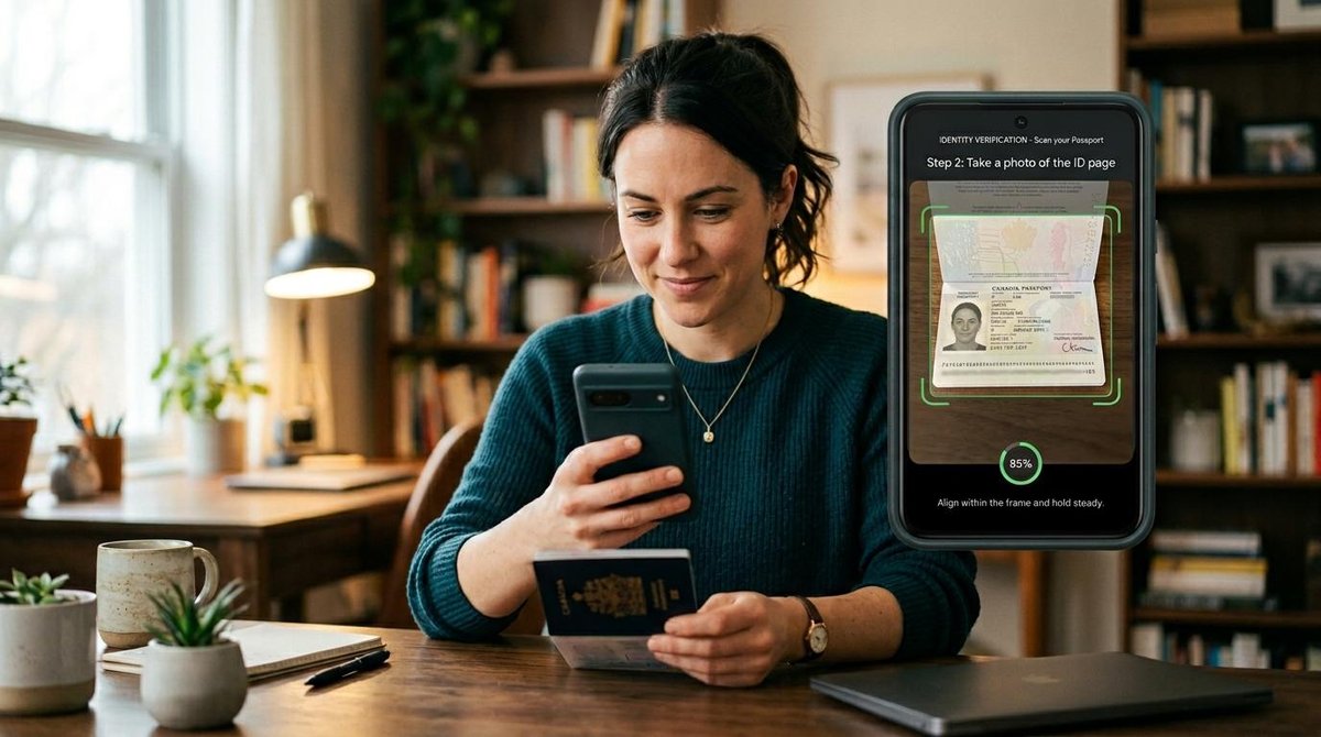 Persona que realiza la verificación de identidad en su cuenta digital.